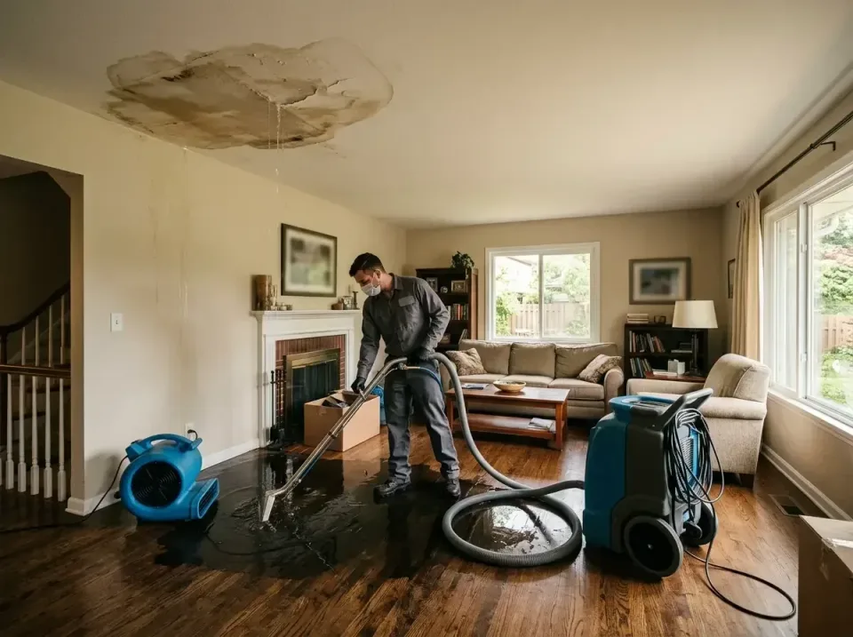 attic-pipe-burst-ceiling-drip-008 — frequently asked questions, Water Damage Restoration & Carpet Care in Southside, AL